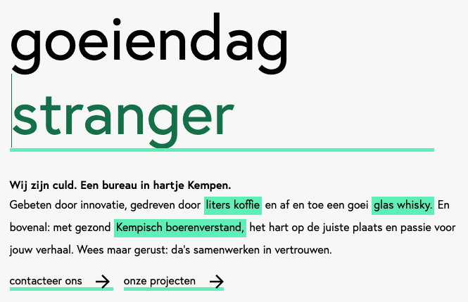 culd. Onze website - de snufjes 1